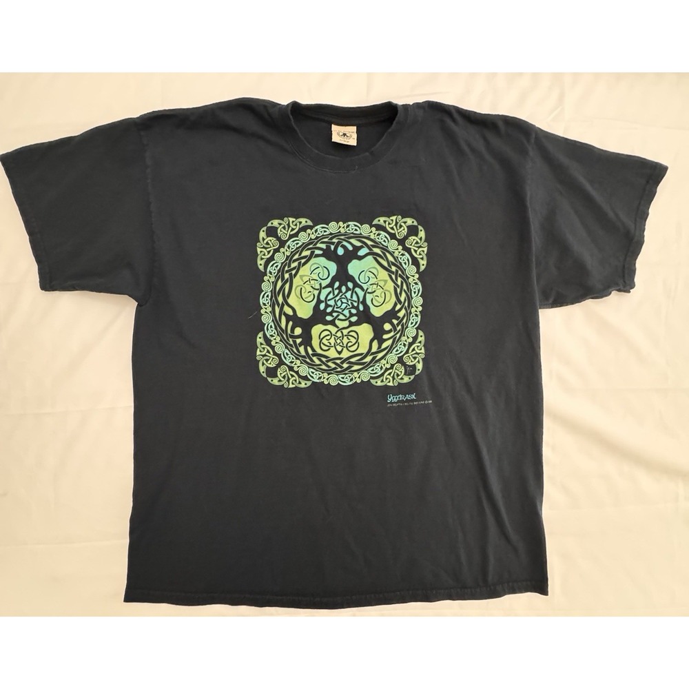 Keltic Designs By Jen Delyth Graphic T-Shirt Men's XXL Vintage Made in USA